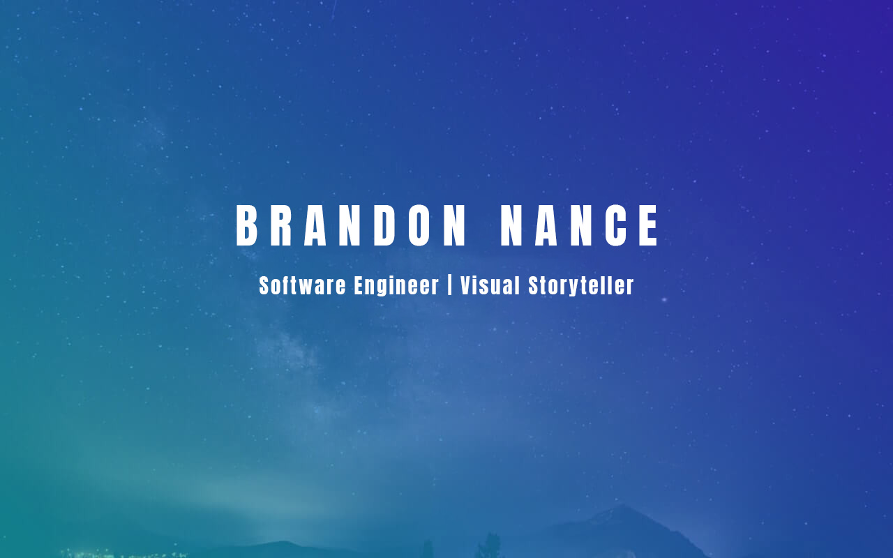 Brandon Nance | Software Engineer